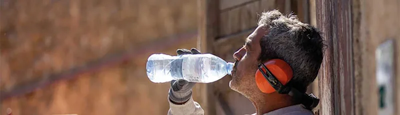 Fortes chaleurs et canicule sur les chantiers