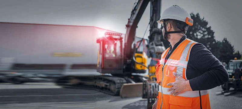 Un chargé de prévention sur un chantier du BTP