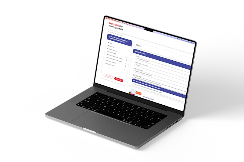 Choix de la tâche à décrire (image)