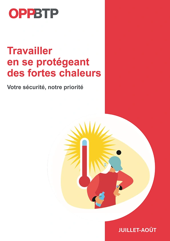 Kit animation Fortes chaleurs - canicule  sur les chantiers BTP à télécharger (couv)