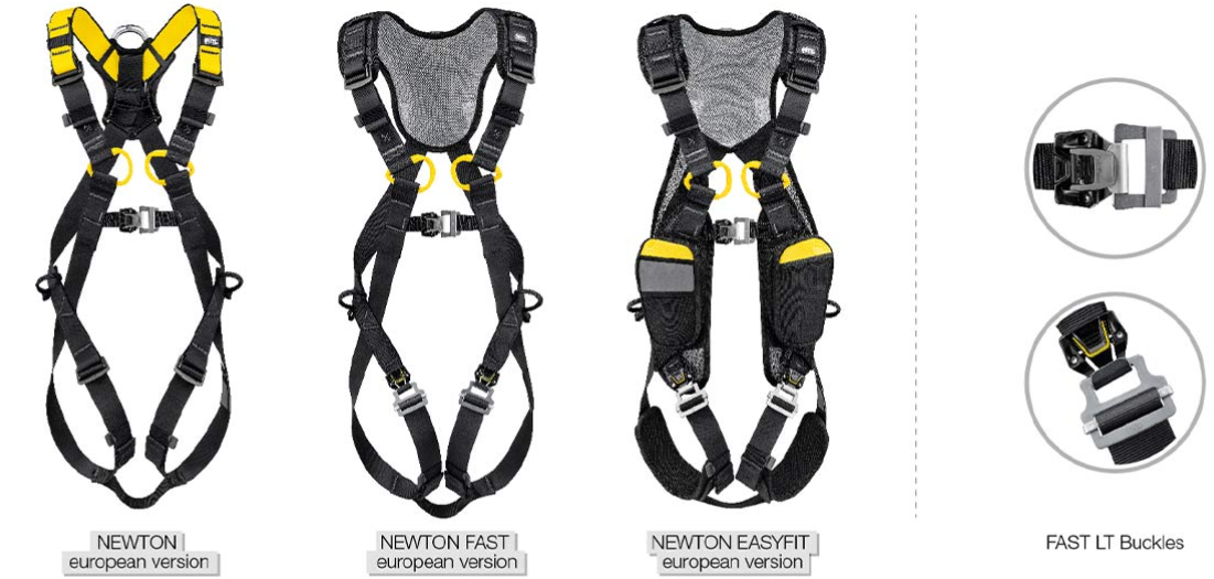 des harnais de sécurité